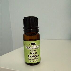 Plant Therapy Organic Lemon Eucalyptus 100% Pure Essential Oil 1/3 fl. oz 10 ml.
